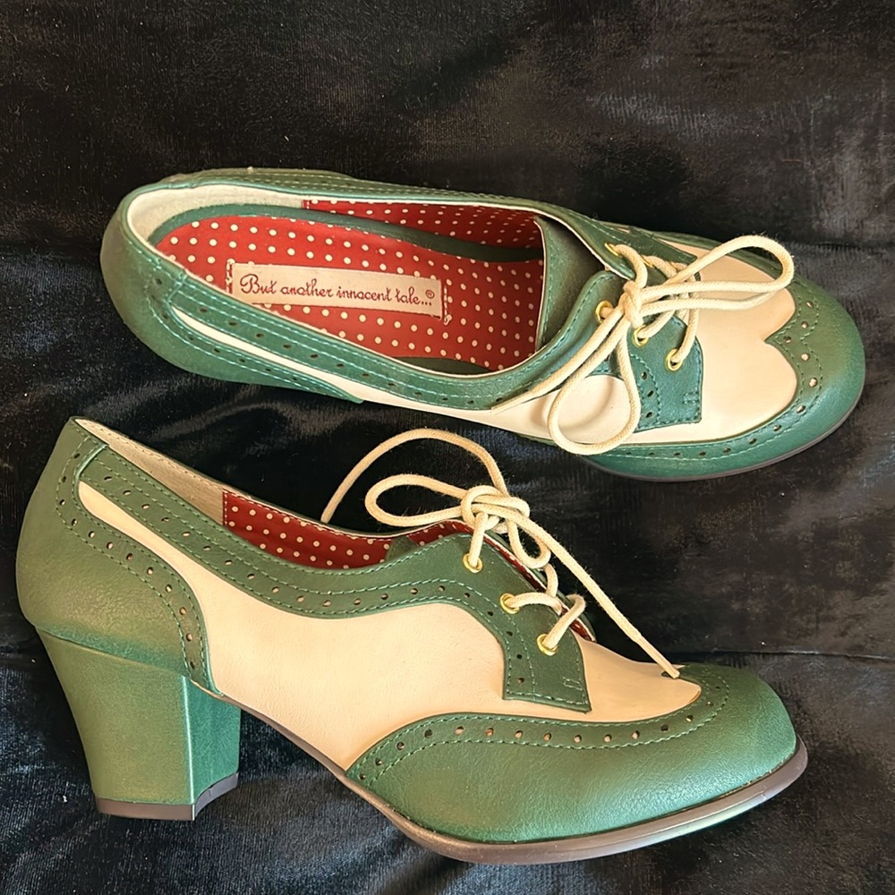 Brand new, never worn BAIT retro wing tip shoes